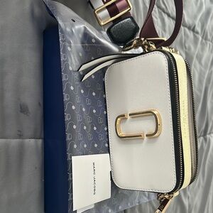 Marc Jacobs White and Gold Women's Bag